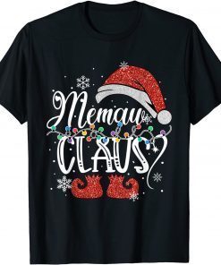 Memaw Claus Christmas Pajamas Santa T-Shirt