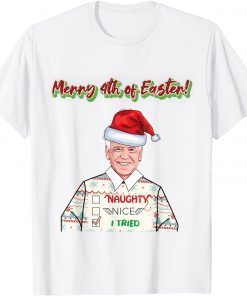 Merry 4th of Easter Joe Biden Limited Shirt