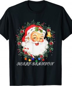 Merry Brandon Christmas Santa Joe Biden Chant Classic Shirt