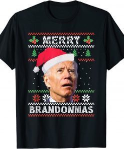 Merry Brandonmas Joe Biden Christmas Ugly Sweater Classic T-Shirt