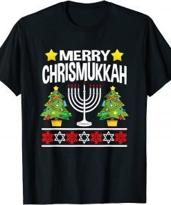 Merry Chrismukkah Tee Hanukkah Jewish Chanukah Hebrew Classic Shirt