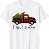 Merry Christmas Buffalo Truck Tree Red Plaid Leopard Limited Shirt