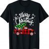Merry Christmas Buffalo Truck Tree Red Plaid family matching Limited Shirt