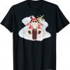 Merry Christmas Cool Santa Riding A Motorcycle Unisex Shirt