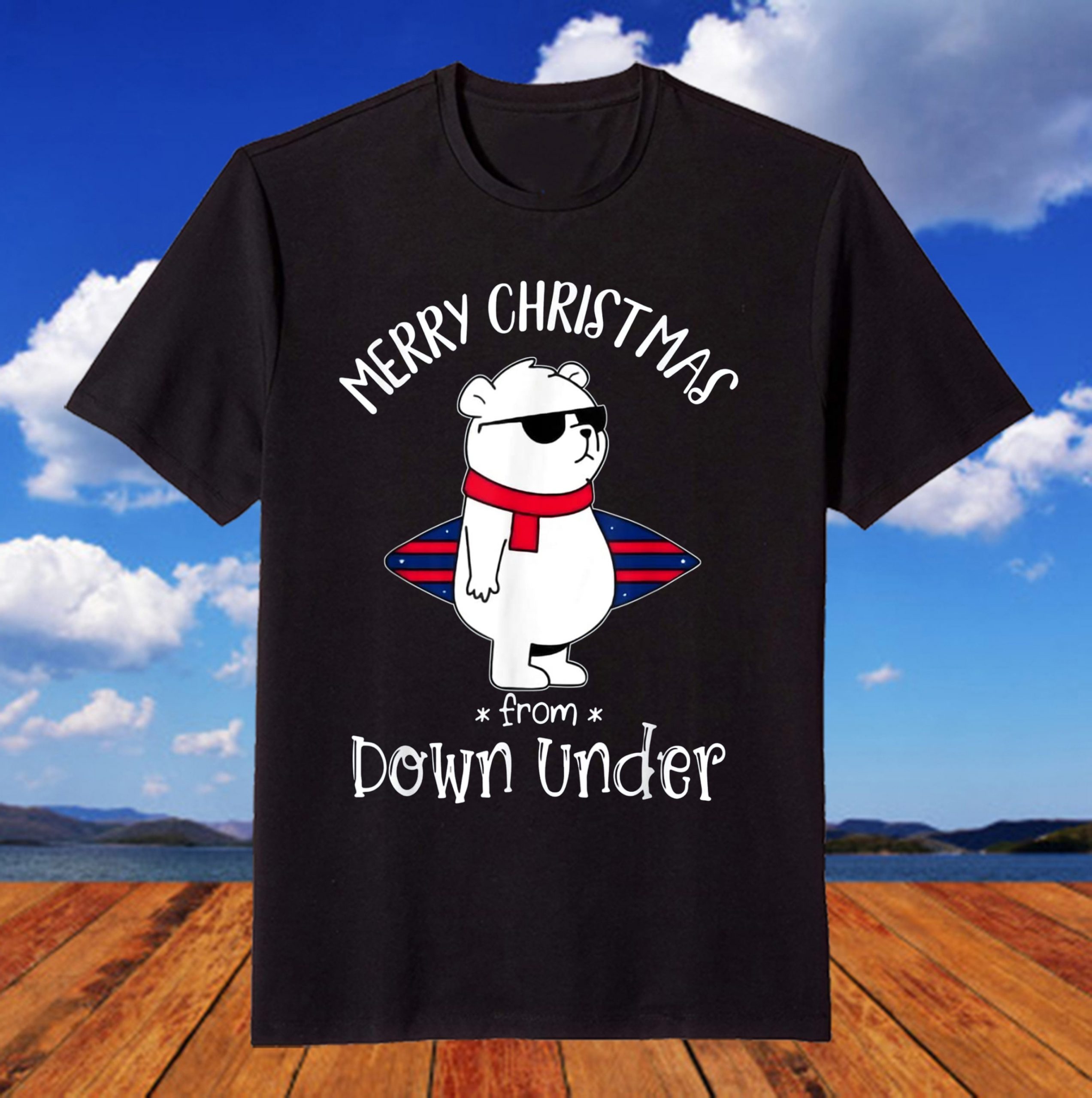 Merry Christmas From Down Under T-Shirt Merry Christmas From Down Under T-Shirt