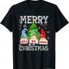 Merry Christmas Gnomes Let's Go Branson Brandon Xmas Classic Shirt
