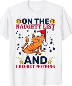 Merry Christmas Happy Thanksgiving Naughty Nice Classic Shirt