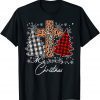 Merry Christmas Jesus Buffalo Red Plaid Xmas Pajamas Gift Shirt