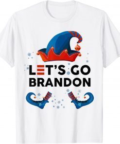 Merry Christmas Let's Go Brandon Xmas Elf Biden Limited T-Shirt