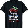 Merry Christmas & Let's Go Branson Brandon Gift Shirt