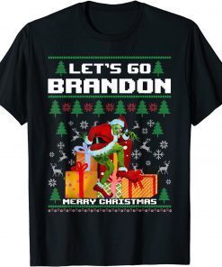 Merry Christmas Let's go Branson Brandon Ugly Christmas T-Shirt