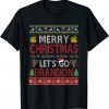 Merry Christmas Let's go Branson Brandon Ugly Gift Shirt