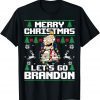 Merry Christmas Lets go Branson Brandon Ugly Xmas Tree Classic Shirt