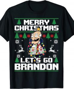 Merry Christmas Lets go Branson Brandon Ugly Xmas Tree Classic Shirt
