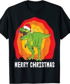 Merry Christmas T-REX Tree Rex Dinosaur Limited Shirt