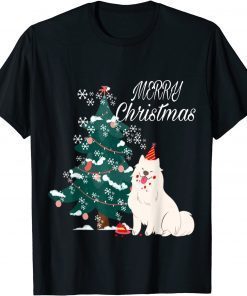 Merry Christmas Tree Santa Claus Believe Print Match Gift Shirt