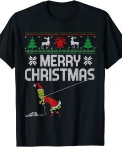 Merry Christmas Ugly Sweater Biden Santa Xmas Classic T-Shirt