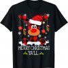 Merry Christmas Ya'll Buffalo Red Plaid Reindeer Santa Hat Limited Shirt