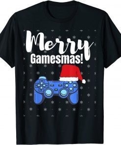 Merry Gamesmas Christmas Video Game Gamer Gaming Limited Shirt
