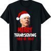 Merry Thanksgiving Trick or Treat Joe Biden Santa Hat 2021 Shirt