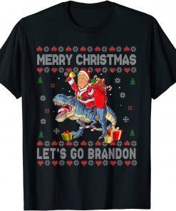 Merry Xmas Let's Go Branson Brandon Ugly Christmas Sweater Classic Shirt