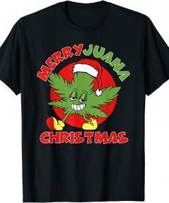 MerryJuana Christmas Weed Us 2021 T-Shirt