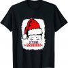 Messy Bun Let's Go Brandon US Flag Merry Christmas 2021 Shirt