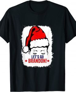 Messy Bun Let's Go Brandon US Flag Merry Christmas 2021 Shirt