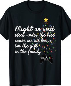 Might as well Sleep under the Tree of Humor Christmas Classic Shirt