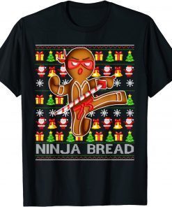 Ninja Bread Gingerbread Baking Lovers Ugly Christmas Sweater Classic Shirt