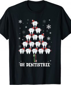 Oh Dentistree Christmas Dentist Dental Assistant Tree Classic Shirt