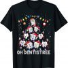 Oh Dentistree Xmas Christmas Dentist Dental Assistant T-Shirt