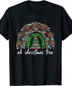 Oh My Tree Rainbow Merry Xmas Christmas Unisex Shirt