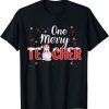 One Merry Teacher Snowman Teaching Christmas T-Shirt