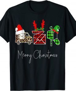 Postal Worker Merry Christmas Xmas For Family Unisex Shirt