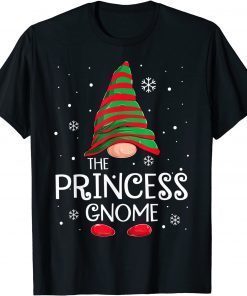Princess Gnome Matching Family Christmas Pajama Xmas Gnomes Limited Shirt