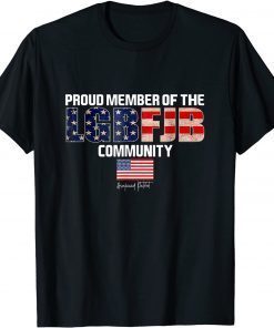 Proud Member Of LGBFJB Community US FLAG Anti Biden Classic T-Shirt