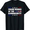 Proud Member Of The LGBFJB Community US FLAG Republicans Gift T-Shirt