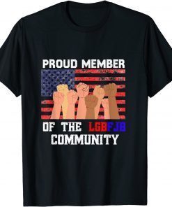 Proud member of the LGBFJB community  Anti Biden Us Flag Unisex  Shirt