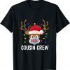 Reindeer In Mask Cousin Crew Xmas Family Christmas Unisex Shirt