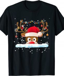 Rudolph the Red Nose Reindeer Christmas Pajama Gift Shirt