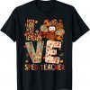 SPED Teacher Costume Thanksgiving I love my SPED Turkeys Classic Shirt