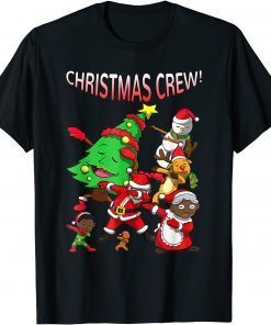 Santa Claus African American Christmas Crew Unisex T-Shirt