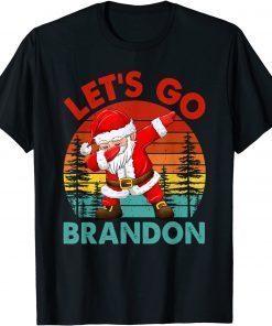 Santa Dabbing Xmas Let’s Go Braden Brandon Christmas Vintage Limited T-Shirt