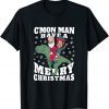 Santa Joe Biden Elf Kamala Harris Dinosaur Christmas Limited Shirt