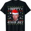 Santa Joe Biden Happy 4th Of July Christmas Unisex Shirt
