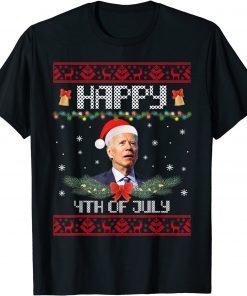 Santa Joe Biden Happy 4th Of July Ugly Sweater 2021 Shirt