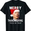 Santa Joe Biden Merry Thanksgiving Trick Or Treat Christmas Unisex Shirt