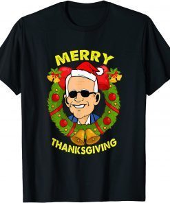 Santa Joe-Biden Merry Thanksgiving Ugly Christmas Classic Shirt