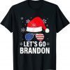 Santa Let's Go 2024 Go Brandon Christmas Hat Limited Shirt